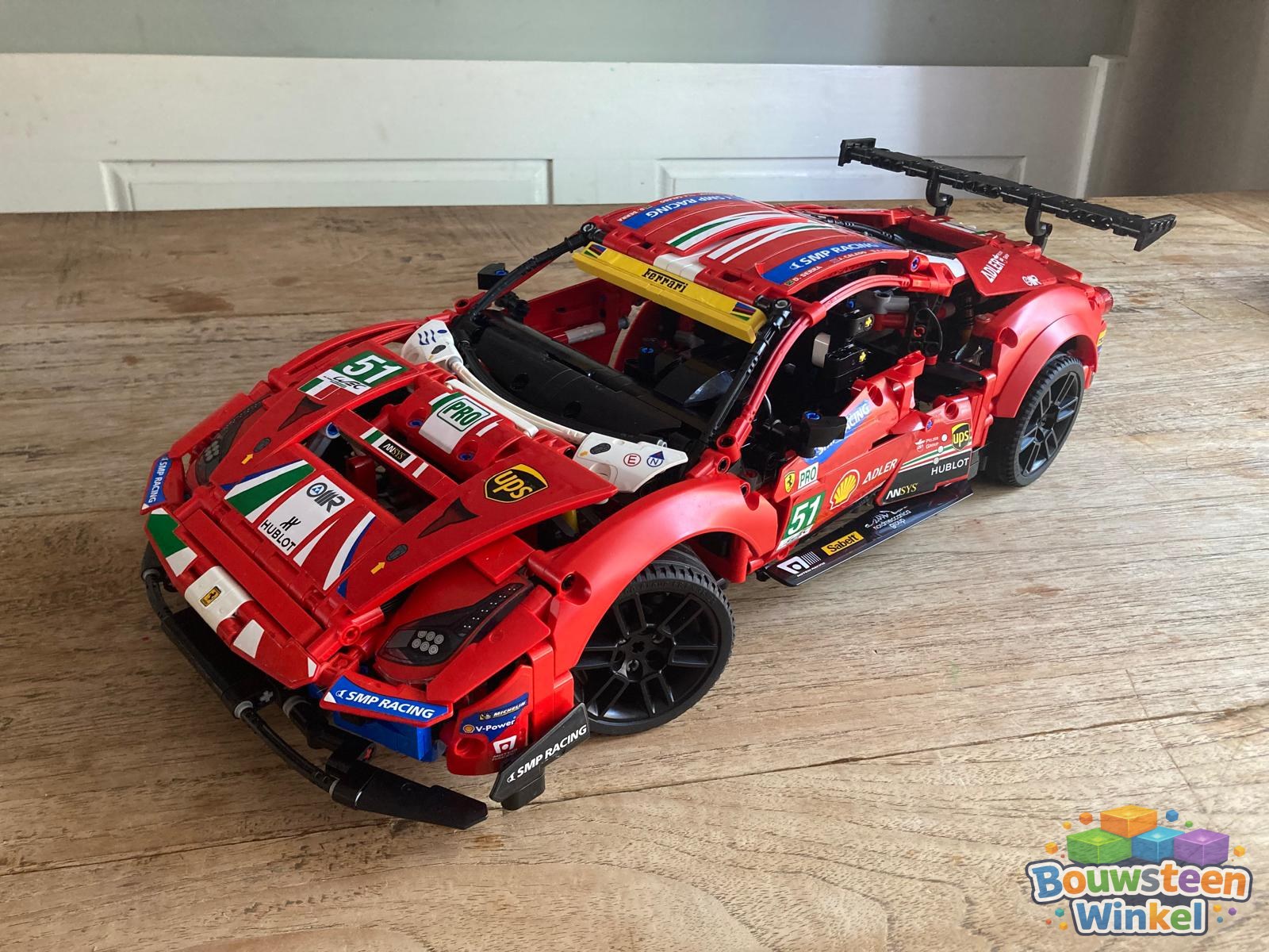 LEGO Technic Ferrari 488 GTE AF Corse #51 - 42125 — gebouwd door klant