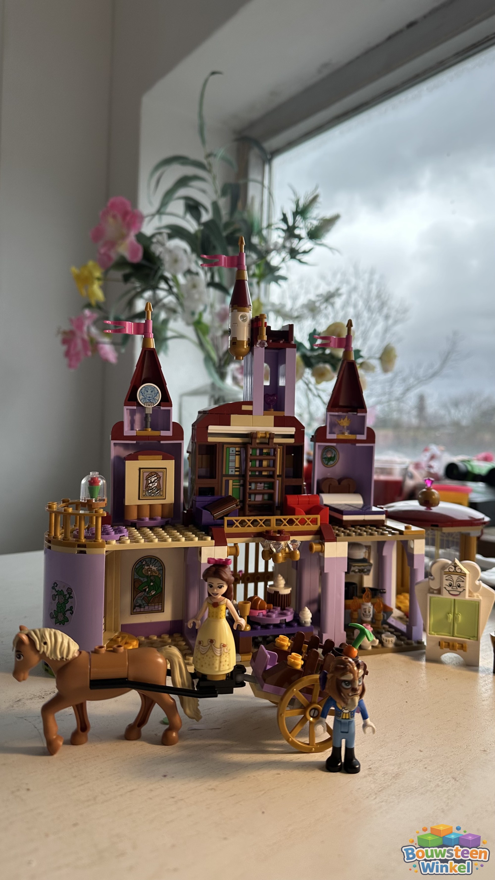 LEGO Disney Princess Belle en het Beest Kasteel - 43196A, gebouwd en ingestuurd door een huurder van Bouwsteenwinkel