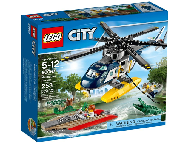 LEGO City Helikopter Achtervolging (60067) — 240 stukjes, huren vanaf €1,50/week