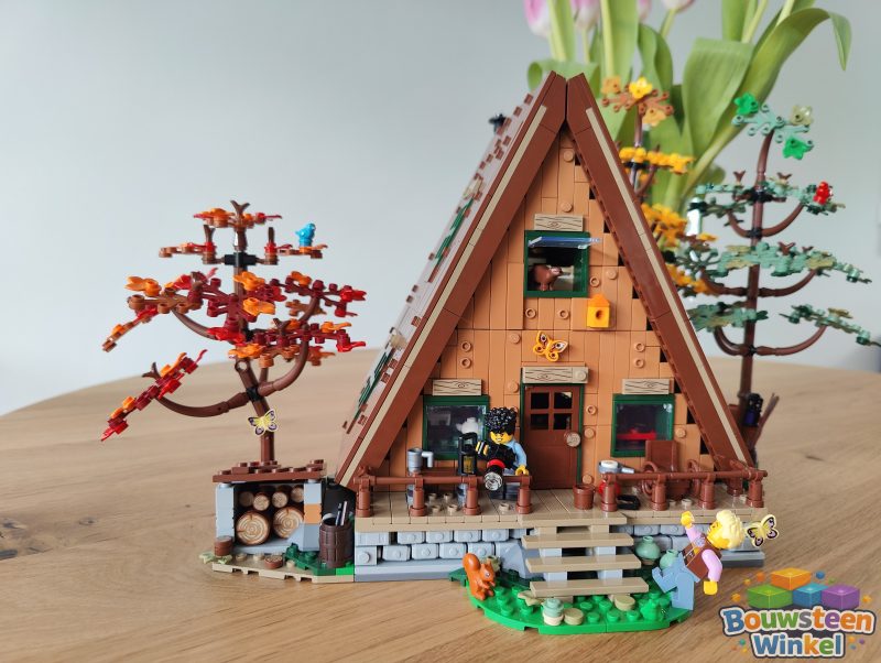 LEGO Ideas A-frame boshut - 21338 gebouwd door klant — Architecture / Ideas