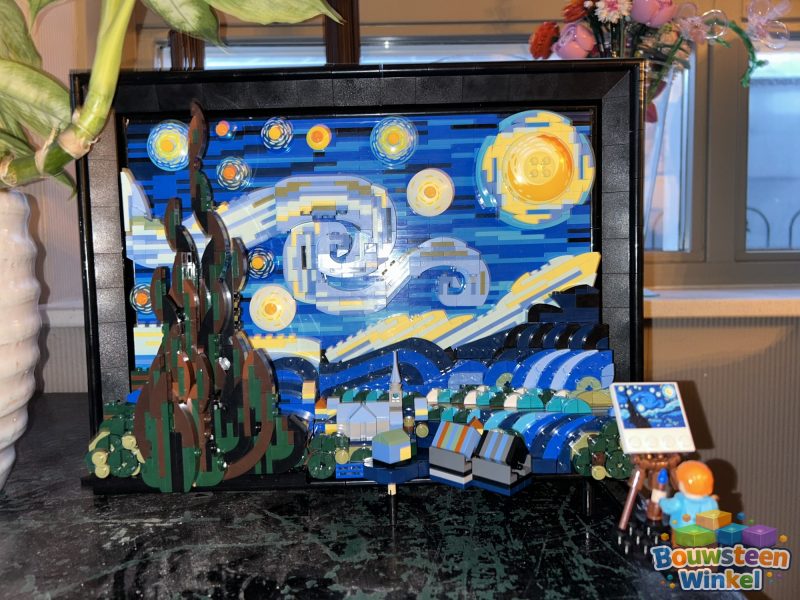 LEGO Ideas Vincent van Gogh - De sterrennacht - 21333 gebouwd door klant — Architecture / Ideas