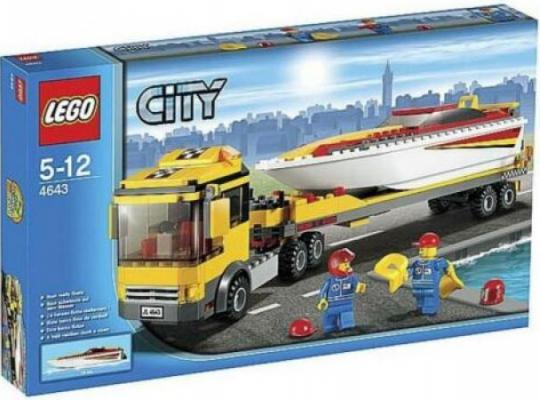 LEGO City Power Boat Transporter - 4643B (4643B), huren vanaf €1,25/week