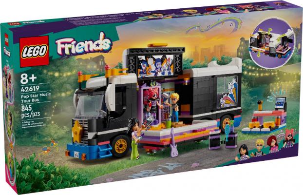 LEGO Friends Toerbus van popster - 42619-NEW (42619), huren vanaf €5,25/week