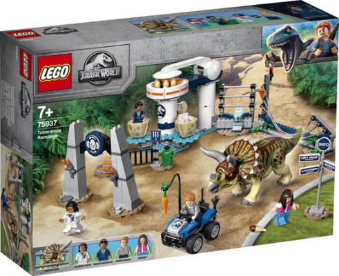 LEGO Bouwstenen 0000-1000 Jurassic World Triceratopschaos (75937), huren vanaf €3,50/week