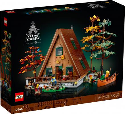 LEGO Bouwstenen 2000-3000 Ideas A-frame boshut (21338) — 2.082 stukjes, huren vanaf €9,75/week