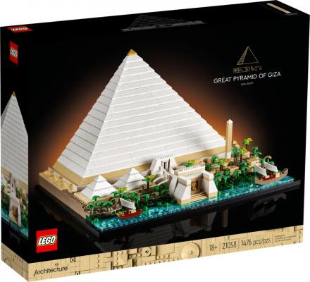 LEGO Architecture Grote Piramide van Gizeh (21058) — 1.476 stukjes, huren vanaf €7,50/week