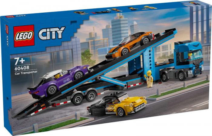 LEGO City Transportvoertuig met sportautos - 60408-NEW (60408), huren vanaf €6,50/week