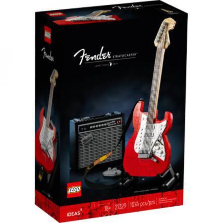 LEGO Bouwstenen 1000-2000 Ideas Fender Stratocaster - 21329B (21329B) — 1.079 stukjes, huren vanaf €5,50/week
