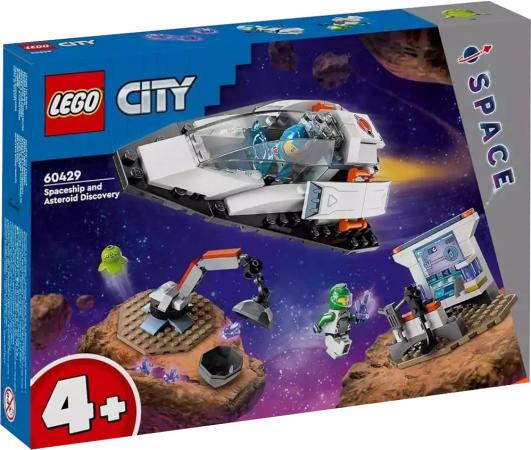 LEGO City Ruimteschip en ontdekking van asteroïde (60429) — 126 stukjes, huren vanaf €2,00/week