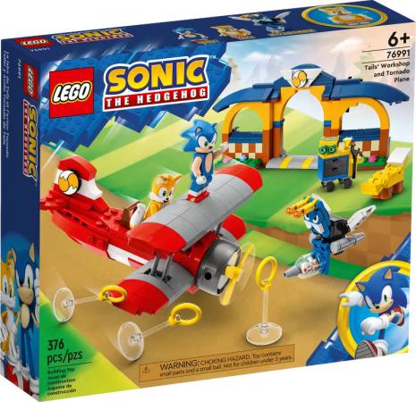 LEGO Bouwstenen 0000-1000 Sonic Tails werkplaats en Tornado vliegtuig (76991), huren vanaf €3,50/week