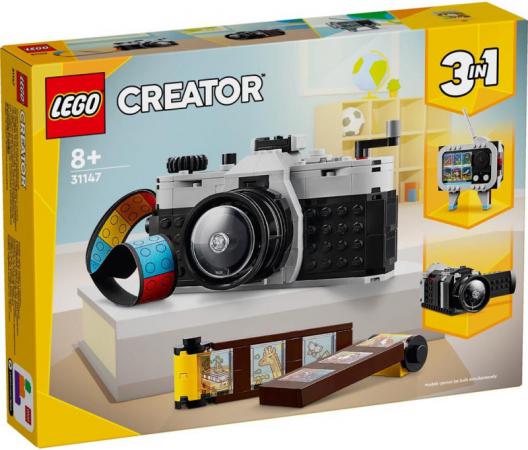 LEGO Creator 3-in-1 Creator 3in1 Retro fotocamera (31147) — 261 stukjes, huren vanaf €2,00/week