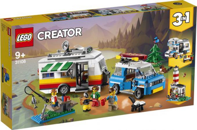 LEGO Creator 3-in-1 Creator Familievakantie met Caravan - 31108B (31108B), huren vanaf €4,75/week