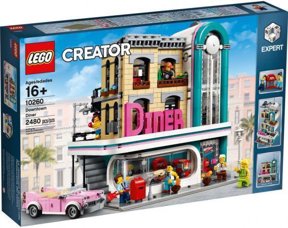LEGO Bouwstenen 2000-3000 Creator Expert Diner in de Stad - 10260L (10260L), huren vanaf €11,75/week